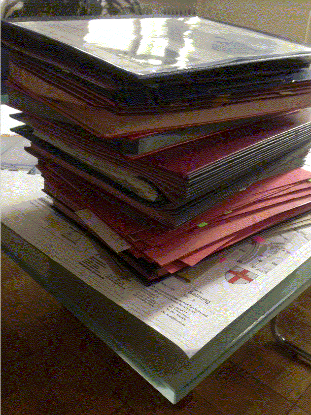 Foto aktensrapel Rathaus 31.8.2014