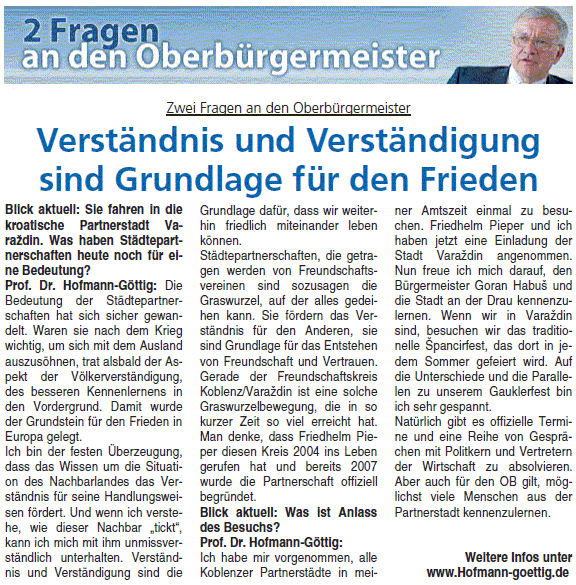 ba 23.8.2014, S. 5 Interview