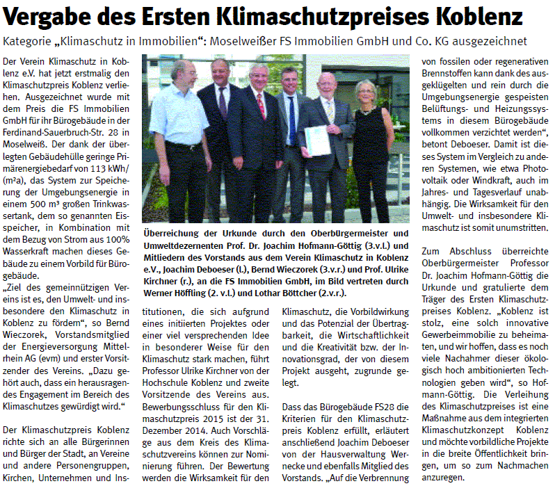 der karthäuser , 8-2014, S. 8 Umweltpreis