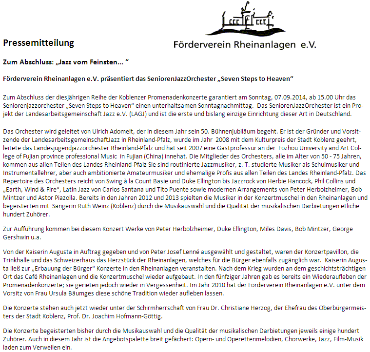 promenadenkonzert 07.9.2014