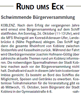 loka 15.10.2014, S. 1 Bürgerversammlung