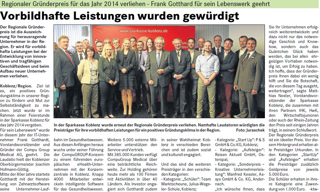 suso 19-10-20ß14. S. 2 Gründerpreis