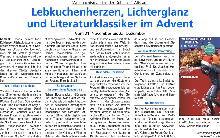 ba 22.11.2014, S. 6 Weinachtsmarkt