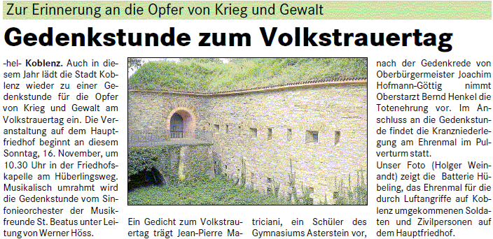 suso 16.11.2014, S. 4 Volkstrauertag