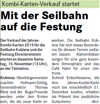 suso 16.11.2014, S. 9 Seilbahn