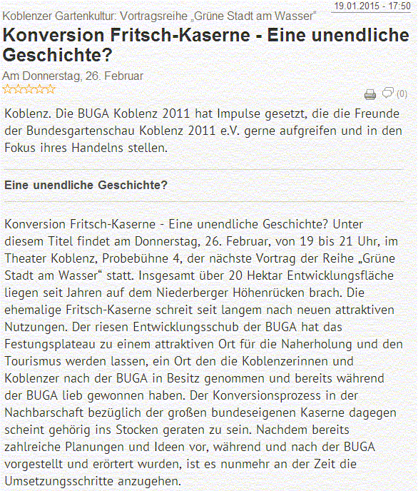 ba online 19.1.2015, Fritschkaserne