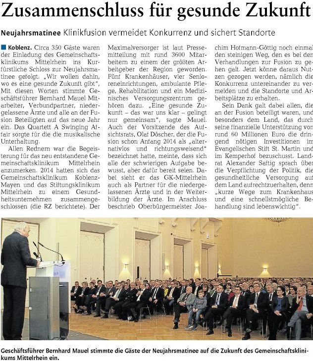 rz 14.1.2015, S. 14 Klinikum42c8a09887ae92e1