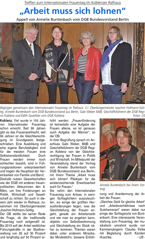 ba 12.3.2015, S. 3 Frauentag