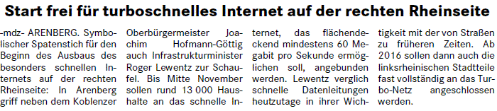 loka 18.3.2015, S. 6 Schnelles Internet