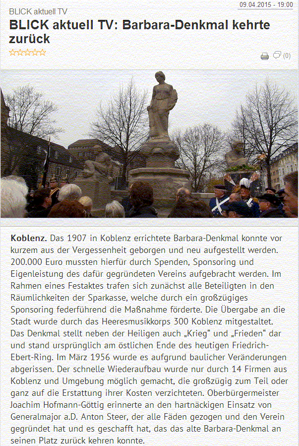 ba online 9.4.2015 Barbaradenkmal