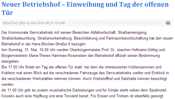 rem 19.5.2.105 Betriebshof