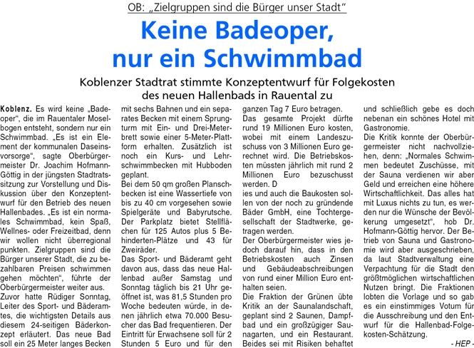 ba 30.7.2015, S. 2 Schwimmbad