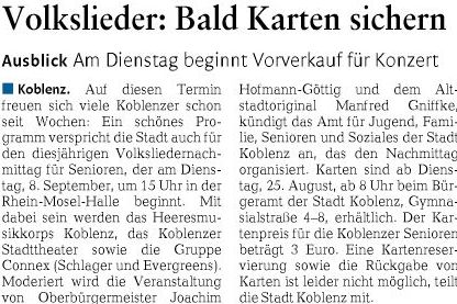 rz 19.8.2015, S. 11 Volksliewdernachmittag