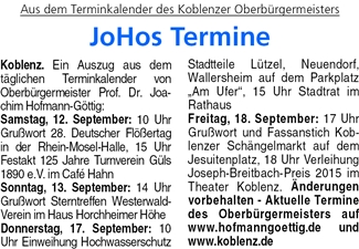 ba 10.9.2015, S. 3 Termine