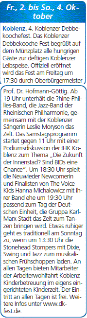 ba 1.10.2015, S. 38 Debbekoochenfest