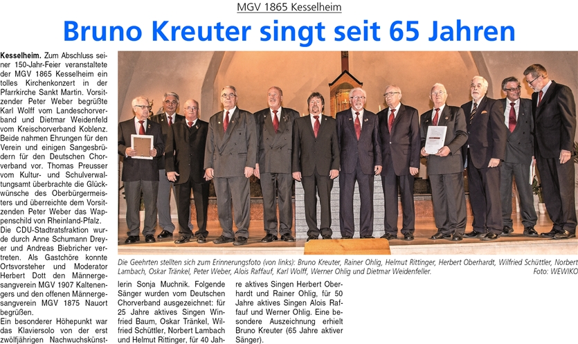 ba 10.11.2015, S. 20 150 JAhre