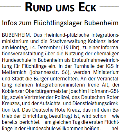 loka 2.12.2015, S. 1 Bubenheim
