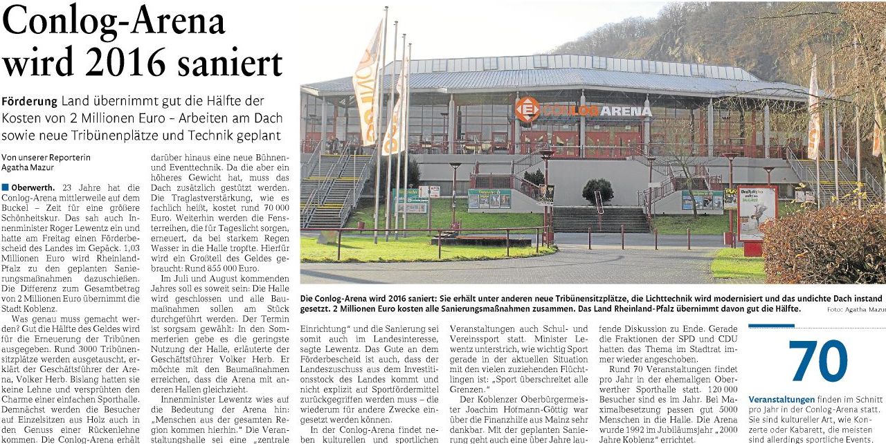 rz 19.12.2015, S. 13 Conlogarena