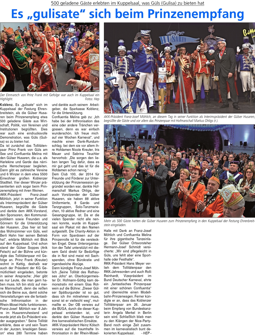 ba 14.1.2016, S. 13 Prinzenempfang