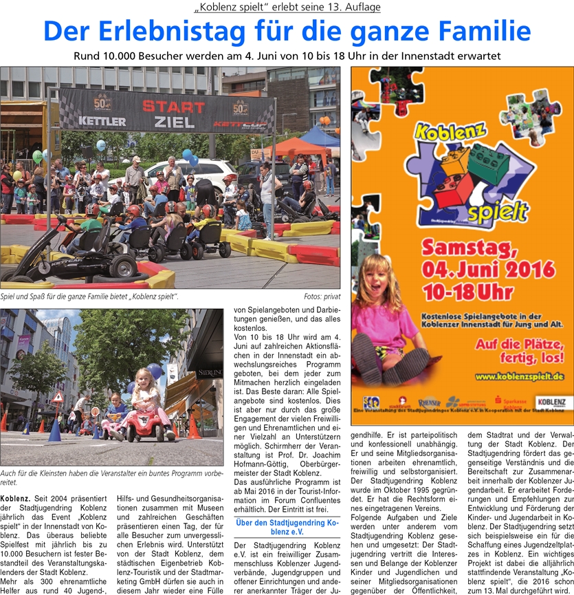 ba 26.5.2016, S. 10 Koblenz spielt