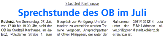 ba 30.6.2016, S. 42 Sprechstunde