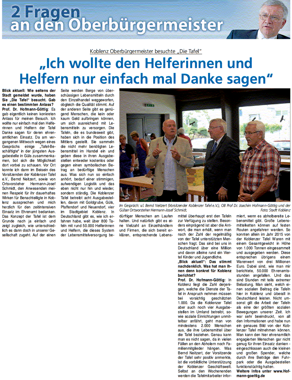 ba 7.7.2016, S. 26 Interveiw