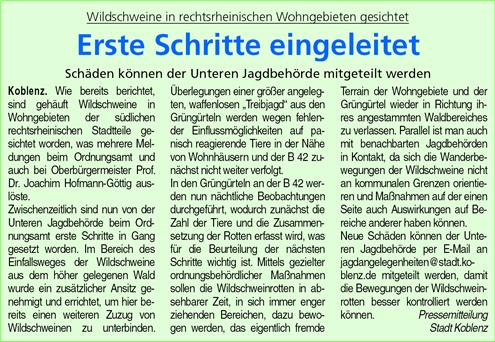 ba 7.7.2016, S. 3 Wildschweine