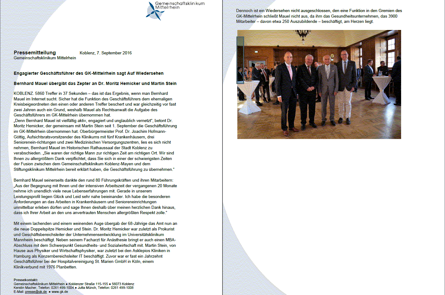 PM GKM 7.9.2016 Geschäftsführer a.D.