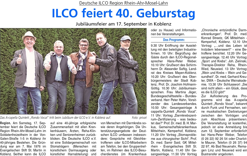 ba 1.9.2016, S. 26 40 Jahre ILCO